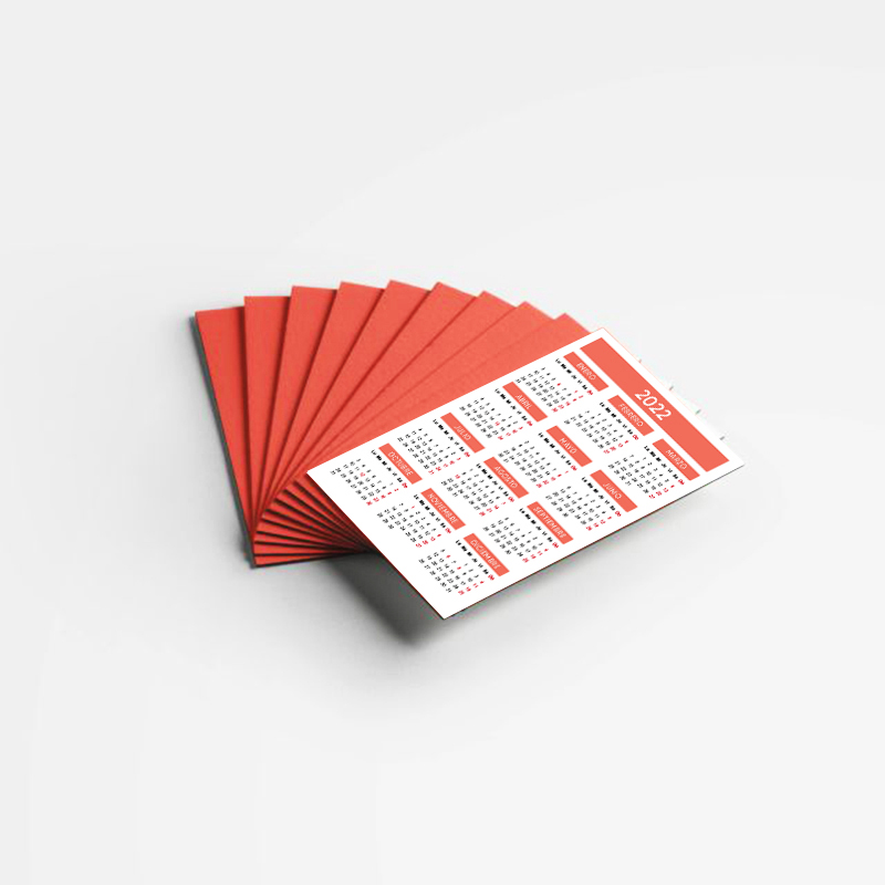 calendario de bolsillo personalizado