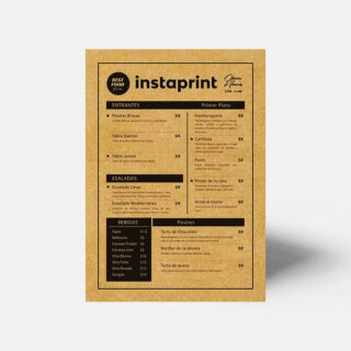 Imprenta de menús y copistería barata en Barcelona con impresión online en 24h